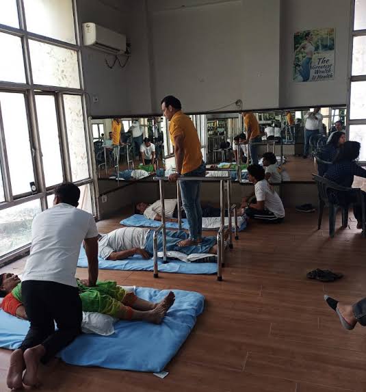 Professional wellness and therapy environment